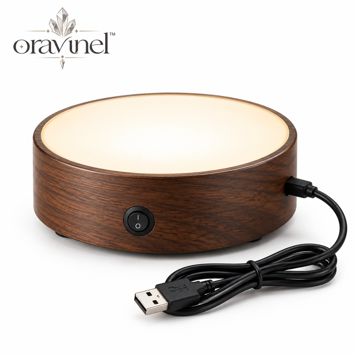 oravunel™ LumaStone LED Crystal & Mineral Display Base