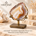 oravunel™ FormHold Adjustable Metal-Arm Mineral & Geode Display Stand