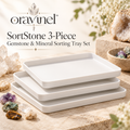 oravunel™ SortStone 3-Piece Gemstone & Mineral Sorting Tray Set